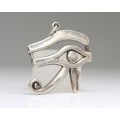 impozant pandant-amuleta Wedjat- Ochiul lui Horus. argint, cca 1930